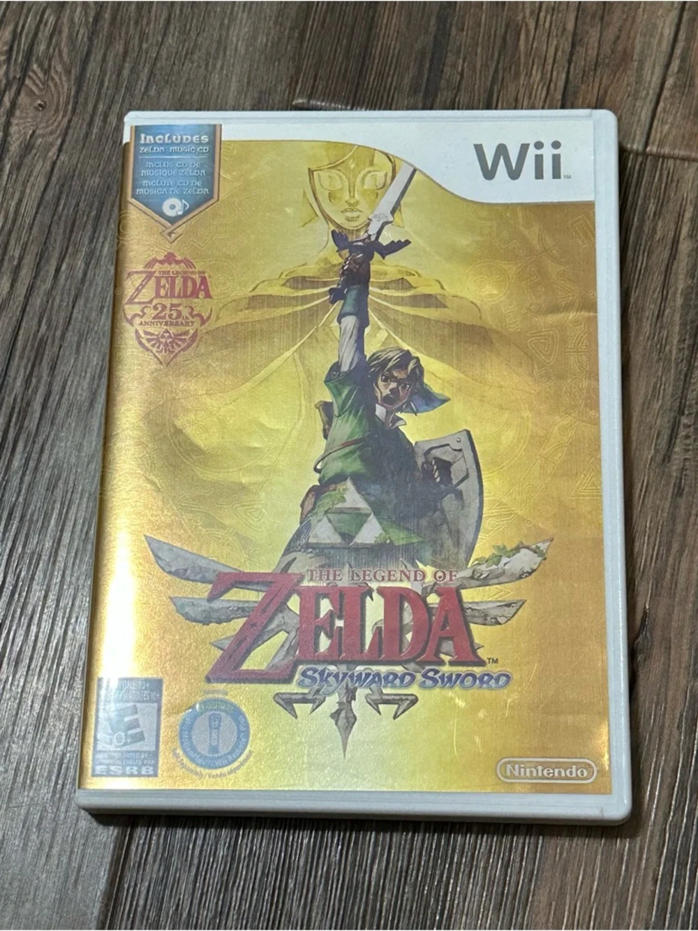 Wii the legend of Zelda skyward sword video game Nintendo